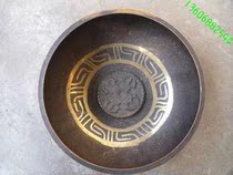Wenxingfang Zijin bowl pure copper-copper gilt gold purple gold bowl ornaments Buddha sound Bowl Buddhist supplies rural areas