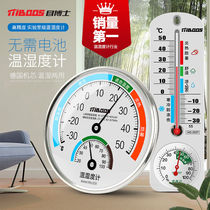 Dr. Mei Thermometer Home Indoor Dry and Wet Thermometer High Precision Humidity Meter Desktop Wall-mounted Temperature and Humidity Meter