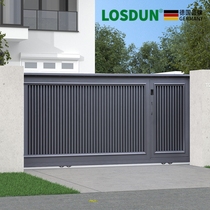 Germany LOSDUN Luo Shidun high-end smart courtyard door villa gate electric door electric door deposit aluminum Art translation gate