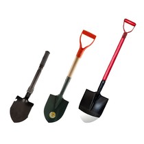 Fire shovel fire bucket semi-round red iron sheet yellow sand bucket engineering sand shovel fire fighting tools