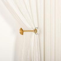 Brass Curtain Hook Creative crystal Decorative Living Room Light Lavish Retro Personality Wall Hung yarn Veil Free-to-nail stiletto