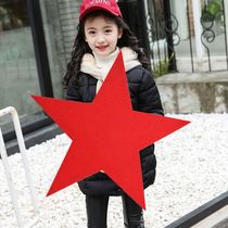  Five-pointed star props three-dimensional dance chorus hand red star sparkling star Games admission opening ceremony