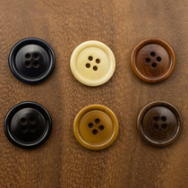  Khaki yellow round buttons Dark coffee beige wine red fruit button Sweater cardigan short small suit button
