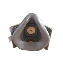 Gas mask Mask mask mouth and nose cover Industrial dust particles dust breathing breathable gas filter cotton silicone