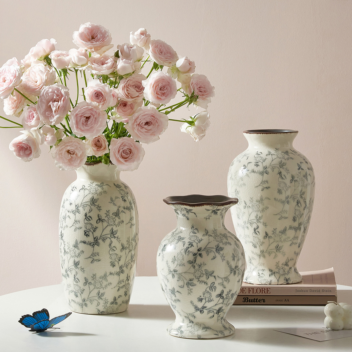 水墨画陶瓷花瓶-水墨画陶瓷花瓶促销价格、水墨画陶瓷花瓶品牌- 淘宝