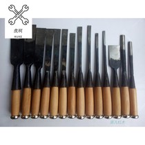 Stick steel woodworking chisel pure manual forging old chisel flat chisel shovel Zhaozi blacksmith custom heavy hand tool