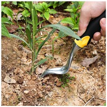 Agricultural straw puller weeder root extractor gardening tool shovel rake root loosening fork belt portable protective gloves