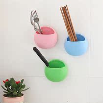 Suction Cups Toothbrush Holder Wall Sundries Storage Box