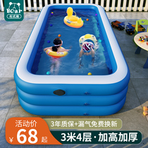 Swimming pool household Baby Baby Baby Baby inflatable bath pool mat thickened super large small adult child family paddling pool