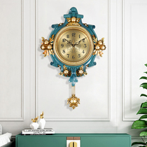 European wall clock modern creative silent home watch personality decorative wall American light luxury simple fashion quartz clock