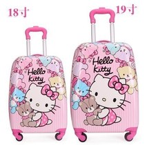 Childrens trolley case 18 inch universal wheel luggage travel 16 male and female students Children Baby princess cartoon drag