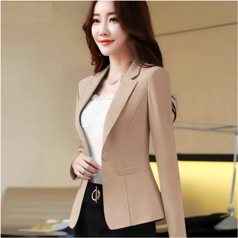 Casual small suit women's outerwear high-end sense 2023 new spring and autumn Korean version commuting temperament fashion suit top