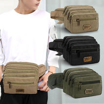 New outdoor large capacity mens purse multifunction canvas pockets men and women business closets mobile phone pockets