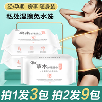 Sanitary cleaning wet towel for women and men general private parts sterilization anti-itching sex care Household small package wet towel