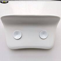 Bath headrest pillow waterproof white bathtub pillow silicone universal massage back neck suction cup accessories elastic