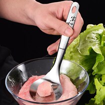 304 stainless steel meatballs maker meatballs Home meatballs Round Scoop Spooners Make the Squeeze Spoon Fish Balls big