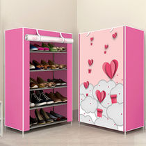 Loss of sales large capacity simple shoe cabinet Dormitory home big shoe rack dust cloth shoe cabinet
