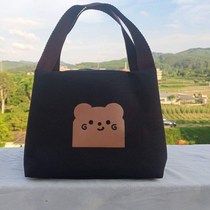 Bowl handbag handbag student bento bag handbag bag square box bag cosmetic bag lunch box bag waterproof female