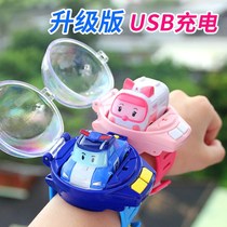 Douyin Net red toy watch remote control car Social child boy electric remote control car racing girl