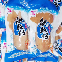 Dalian Xinshun carbon grilled squid litter ready-to-eat seafood snacks spicy cuttlefish raw small packaging snack food
