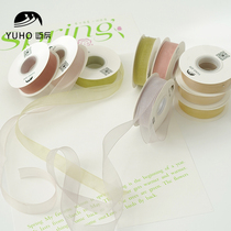 Post-island spring summer series yarn with flowers bouquet Bouquet Strap Cake Baking Bacon Bow Tie digy Artisanal Floral Webbing