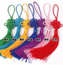 Chinese knot trumpet pendant 6 plates big red handmade tassel spike hanging decoration Chinese characteristics gift gifts for foreigners