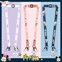  Mobile phone lanyard messenger can back halter neck mobile phone chain female hanging hand wrist net red creative mobile phone strap anti-loss