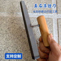 Exterior Wall real stone paint file water bag sand groove deep groove grinding groove grinding edge glue tool imitation stone paint edge artifact