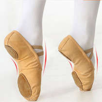 Adult childrens dance shoes womens soft bottom practice dancing skin color Boy Summer Baby Cat claw shape Chinese Ballet