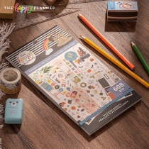 THE HAPPY PLANNER AMERICAN CREATIVE HAND LEDGER Material Sticker this Spring Series 30 sheets 608 stickup plan This notebook is adorned with cute teenage vegan