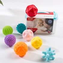 Touching the ball feeling system training baby baby to practice grasping toy massage ball biting can be boiled early perception