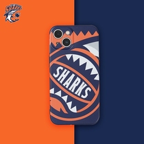 Shanghai Jiushi Big Shark Basketball New Apple Mobile Phone Case iPhone11 12 13promax Frosted Case