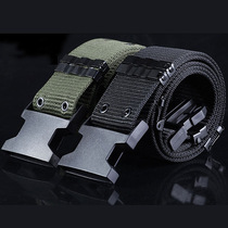 Mens and womens camouflage leisure sports outer belt nylon canvas production belt tactical military training training camouflage belt