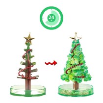 Paper tree flowering Christmas tree youth creative desktop science toy to send friends and classmates Christmas gifts