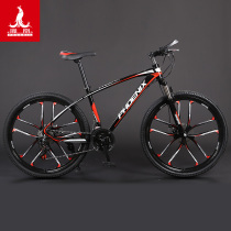 Phoenix mountain bike male and female adult students variable speed 26 inch 24 inch aluminum alloy light off-road disc brake bicycle