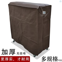 Folding bed cover dust cover office lunch bed recliner gray folding single bed easy to store and thick non-woven fabric