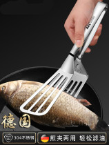 304 stainless steel multifunctional fish shovel household fried shovel clip two-in-one steak clip flip fish frying fish artifact