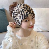 Forehead head turban postpartum month hair with windproof hat hat maternal Spring and Autumn 10 months Autumn Spring and Autumn Net Red
