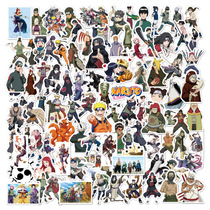 100 Naruto stickers suitcase Naruto Sasuke big belly Cup electric car stickers decoration body waterproof