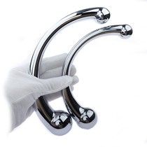 New metal stainless steel prostate massager Self-masturbation Vestibule Bolt Anal Plug Adult Meow comrade