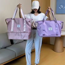 Mi Zhini travel bag female short-distance luggage bag large-capacity portable travel bag lightweight waterproof waiting delivery bag storage bag