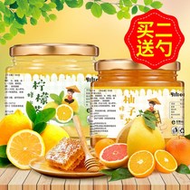Honey grapefruit lemon tea drinking canned fruit tea passion fruit honey tea brewing drink
