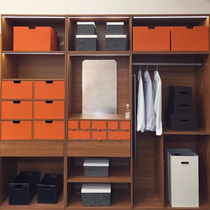 Clothes storage box storage home foldable large cloakroom drawer type childrens toy storage box customization