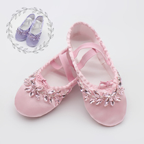 Next road girls perform dance shoes crystal satin dance shoes practice shoes ballet shoes gift