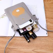 Mobile phone soft backpack buy 2 get 1 bag female Korean Joker ladies mobile phone bag mini coin purse student slung