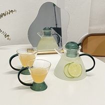 Kettle tea with handle household glass ins wind tea water separation heat-resistant high temperature scented tea cup set