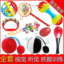 Newborn baby baby toys sensory vision chasing training red ball chasing audio-visual force grasp early education puzzle Red
