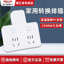 Dresy conversion plug-in socket plug-board one-turn 23 multifunction porous panel Patch Wire Junction Plug Home