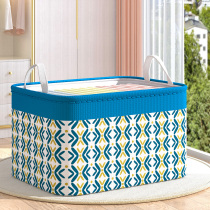 Household wardrobe fabric storage box clothes finishing basket clothes pants storage box toy snack bag artifact