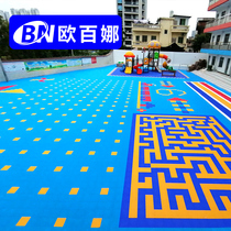 Outdoor Basketball Court Assembly Floor Outdoor Playground Runway Anti Slip Splicing Mat Eu 100 Na Suspended Floor Nursery School